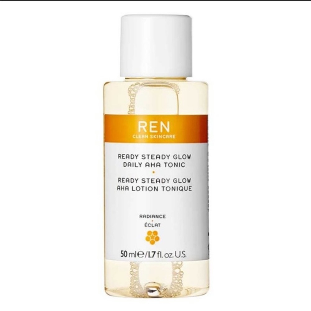 🔥Last One🔥 🎀2/25🎀 50ML Ren Aha Daily Glow Lotion Tonic Mini